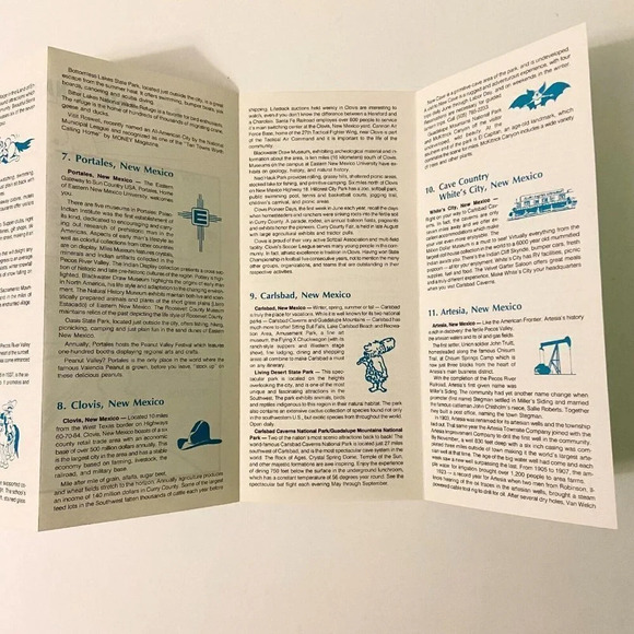 Vintage Sun Country USA New Mecixo Travel Vacation Brochure Pamphlet - Picture 6 of 12